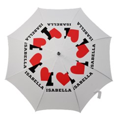 I Love Isabella Hook Handle Umbrellas (small) by ilovewhateva