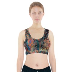 Ai Generated Trees Forest Mystical Forest Nature Sports Bra With Pocket