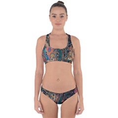 Ai Generated Trees Forest Mystical Forest Nature Cross Back Hipster Bikini Set