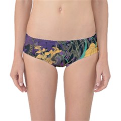 Ai Generated Flowers Trees Forest Mystical Forest Pattern Classic Bikini Bottoms