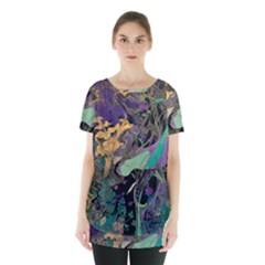 Ai Generated Flowers Trees Forest Mystical Forest Pattern Skirt Hem Sports Top by Ravend
