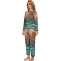 Ai Generated Tree Forest Mystical Forest Nature Womens  Long Sleeve Lightweight Pajamas Set View2