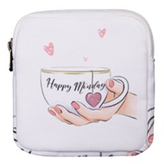 Happy Monday Mini Square Pouch