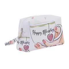 Happy Monday Wristlet Pouch Bag (Medium)