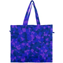 Cold Colorful Geometric Abstract Pattern Canvas Travel Bag by dflcprintsclothing