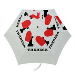 I Love Theresa Mini Folding Umbrellas by ilovewhateva