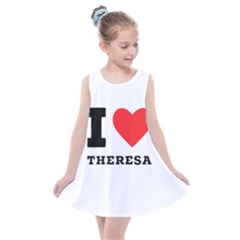 I Love Theresa Kids  Summer Dress by ilovewhateva