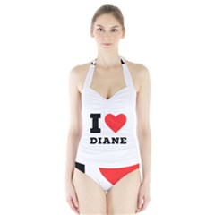 I Love Diane Halter Swimsuit by ilovewhateva