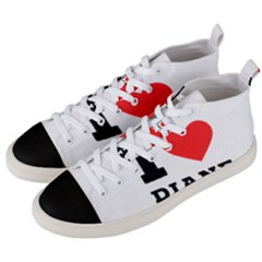 I Love Diane Men s Mid-top Canvas Sneakers by ilovewhateva