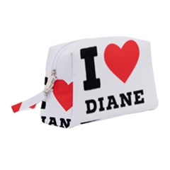 I Love Diane Wristlet Pouch Bag (medium) by ilovewhateva