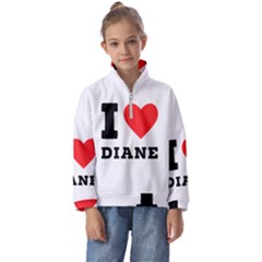 I Love Diane Kids  Half Zip Hoodie