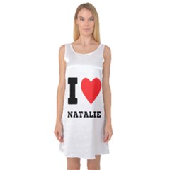 I Love Natalie Sleeveless Satin Nightdress by ilovewhateva