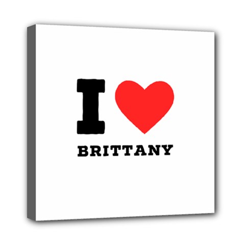 I Love Brittany Mini Canvas 8  X 8  (stretched) by ilovewhateva