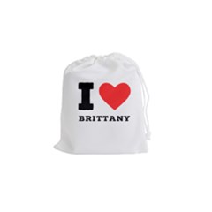 I Love Brittany Drawstring Pouch (small) by ilovewhateva