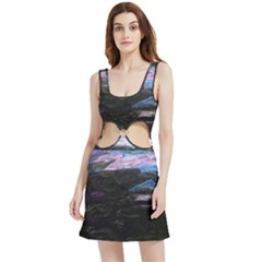 Cool Chilling Velour Cutout Dress by arwwearableart