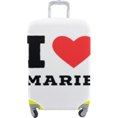 I Love Marie Luggage Cover (large) by ilovewhateva
