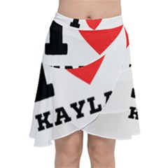 I Love Kayla Chiffon Wrap Front Skirt by ilovewhateva