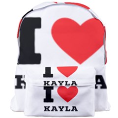 I Love Kayla Giant Full Print Backpack by ilovewhateva