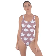 Cute Whale Illustration Pattern Bring Sexy Back Swimsuit by GardenOfOphir
