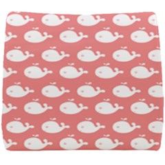 Coral Whales Pattern Seat Cushion by GardenOfOphir