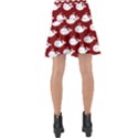 Cute Whale Illustration Pattern Wrap Front Skirt View2