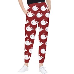 Cute Whale Illustration Pattern Women s Tapered Pants by GardenOfOphir