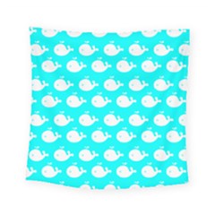 Cute Whale Illustration Pattern Square Tapestry (small) by GardenOfOphir