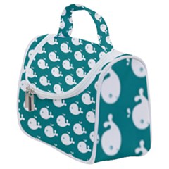 Cute Whale Illustration Pattern Satchel Handbag