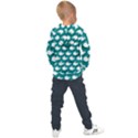 Cute Whale Illustration Pattern Kids  Overhead Hoodie View2