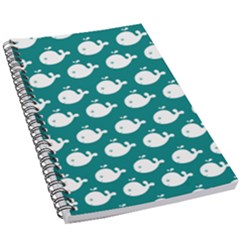 Cute Whale Illustration Pattern 5 5  X 8 5  Notebook by GardenOfOphir