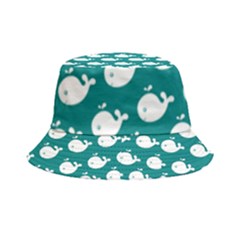 Cute Whale Illustration Pattern Inside Out Bucket Hat