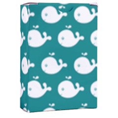 Cute Whale Illustration Pattern Playing Cards Single Design (Rectangle) with Custom Box