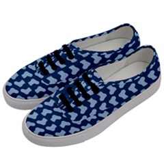 Blue Cute Baby Socks Illustration Pattern Men s Classic Low Top Sneakers by GardenOfOphir