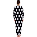 Black And White Cute Baby Socks Illustration Pattern OnePiece Jumpsuit (Ladies) View2