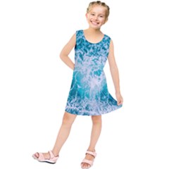 Tropical Blue Ocean Wave Kids  Tunic Dress by Jack14