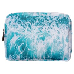 Tropical Blue Ocean Wave Make Up Pouch (medium) by Jack14