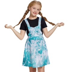 Tropical Blue Ocean Wave Kids  Apron Dress