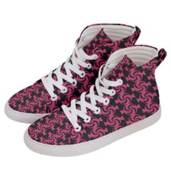 Candy Illustration Pattern Men s Hi-top Skate Sneakers by GardenOfOphir