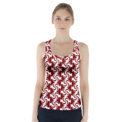 Candy Illustration Pattern Racer Back Sports Top by GardenOfOphir