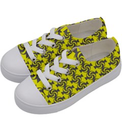 Candy Illustration Pattern Kids  Low Top Canvas Sneakers by GardenOfOphir