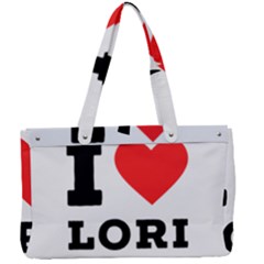 I Love Lori Canvas Work Bag by ilovewhateva