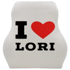 I Love Lori Car Seat Velour Cushion  by ilovewhateva