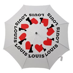 I Love Louis Hook Handle Umbrellas (small) by ilovewhateva