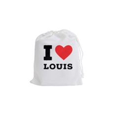 I Love Louis Drawstring Pouch (small) by ilovewhateva