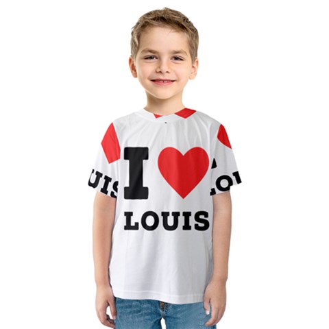 I Love Louis Kids  Sport Mesh Tee by ilovewhateva