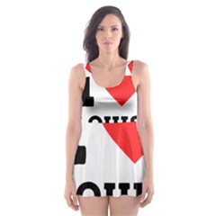 I Love Louis Skater Dress Swimsuit by ilovewhateva