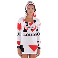 I Love Louis Long Sleeve Hooded T-shirt by ilovewhateva