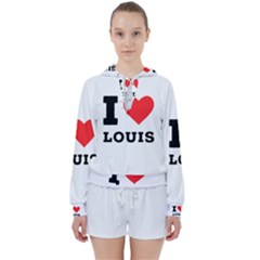 I Love Louis Women s Tie Up Sweat by ilovewhateva