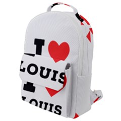 I Love Louis Flap Pocket Backpack (small) by ilovewhateva