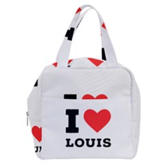 I Love Louis Boxy Hand Bag by ilovewhateva